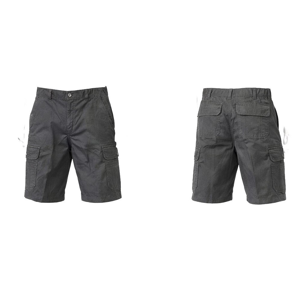 Iron Co. Mens Cargo Shorts Size 36 Black 98% Cotton/2% Spandex Preppy Dadcore